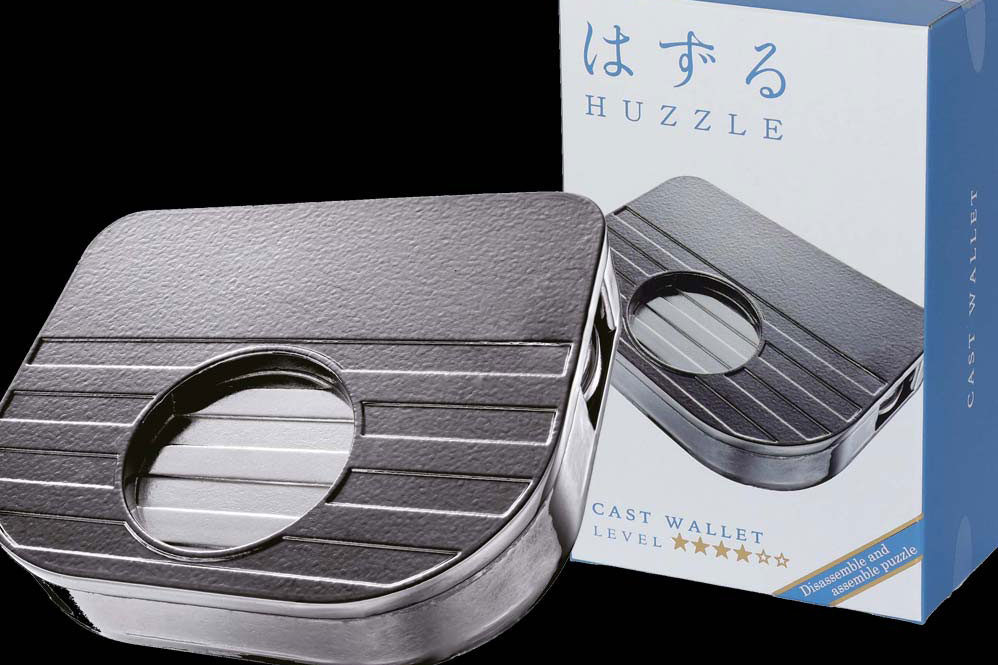 Huzzle Cast Wallet – Mechanisches Puzzle von Hanayama im Überblick