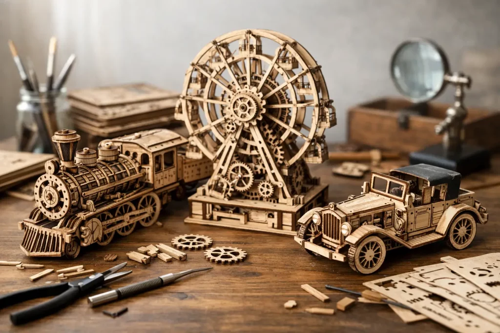 Die schönsten mechanischen Modelle zum Bauen