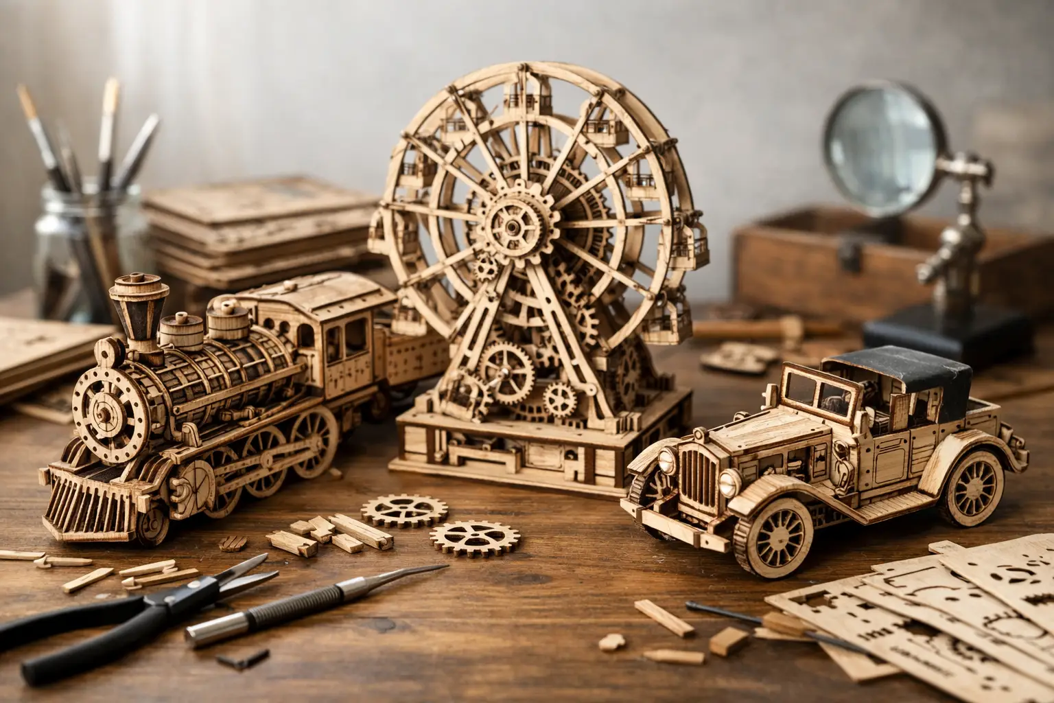 Die schönsten mechanischen Modelle zum Bauen