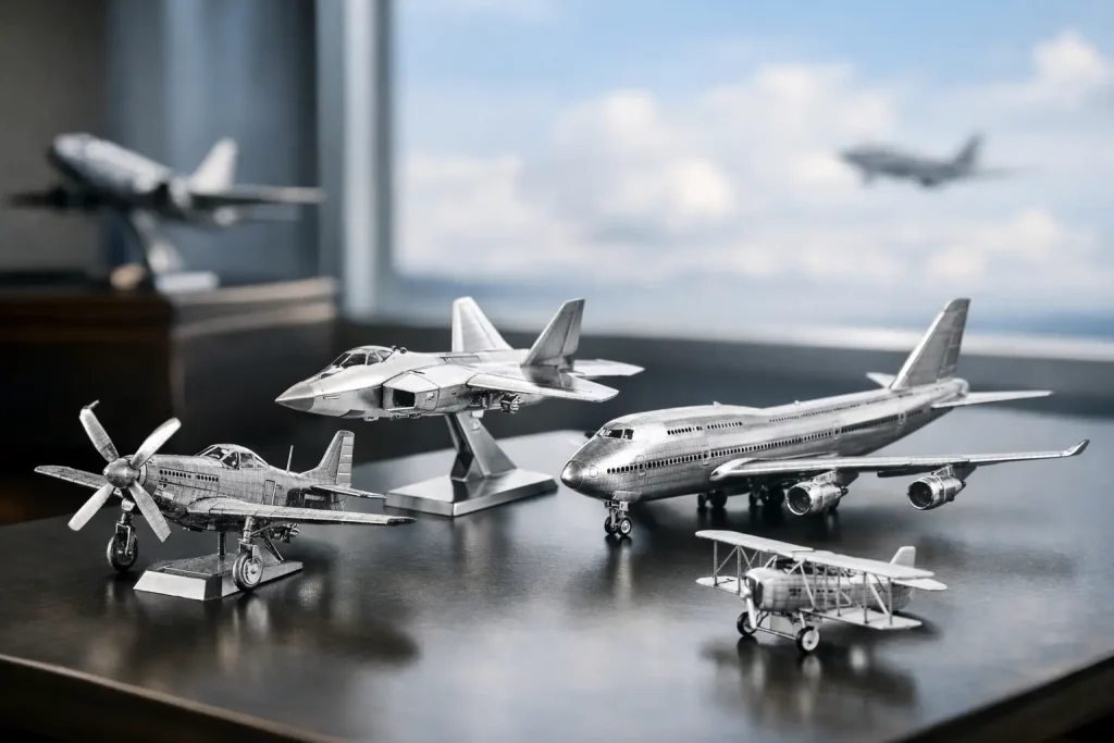 Flugzeuge von Metal Earth im Überblick