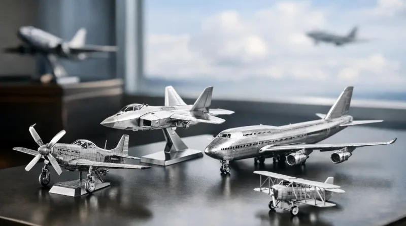 Flugzeuge von Metal Earth im Überblick