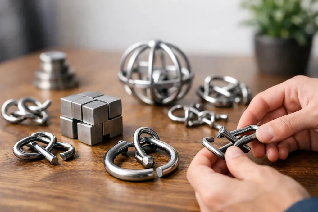 Metallpuzzle für Anfänger richtig wählen