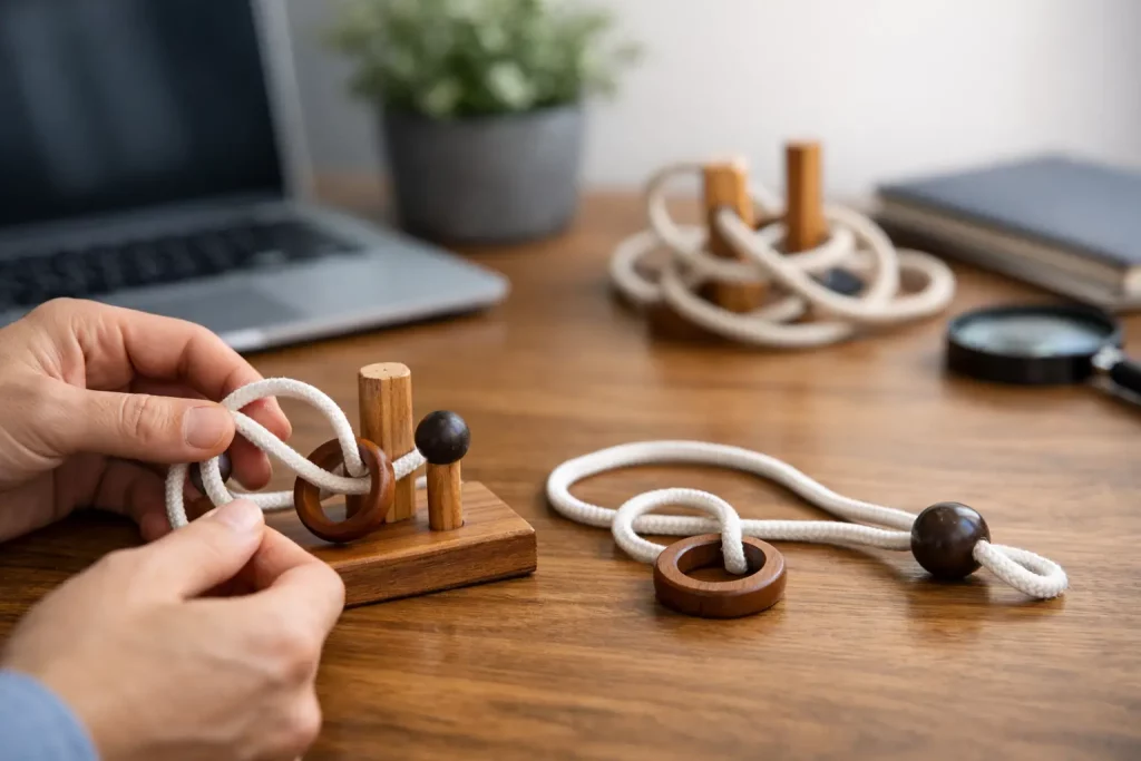 Seilpuzzle Lösung einfach erklärt