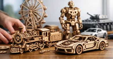 Ugears Modellbausatz Holz im Vergleich