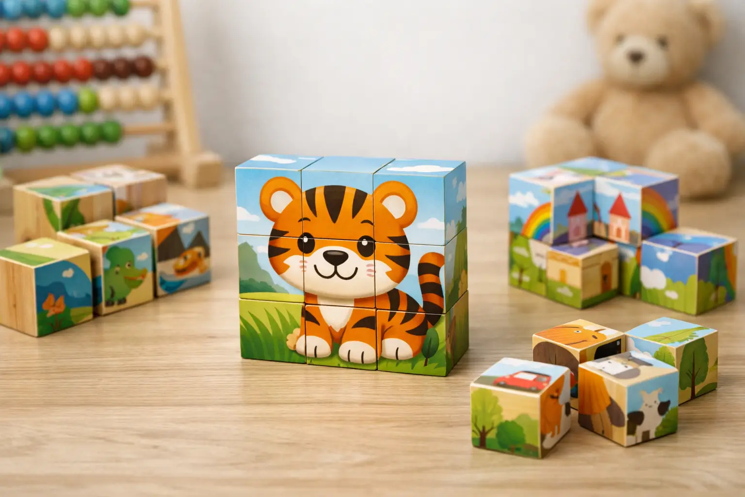 Würfelpuzzle für Kinder richtig auswählen