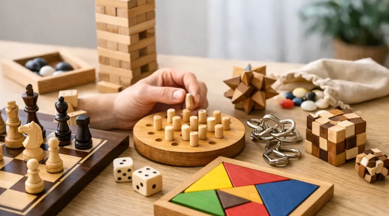 12 beste Denkspiele ohne Bildschirm