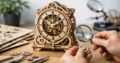 3D-Holzmodell mit Uhrwerk richtig wählen