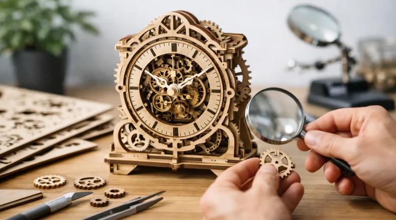 3D-Holzmodell mit Uhrwerk richtig wählen