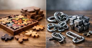 Holzpuzzle oder Metallpuzzle - was passt besser?