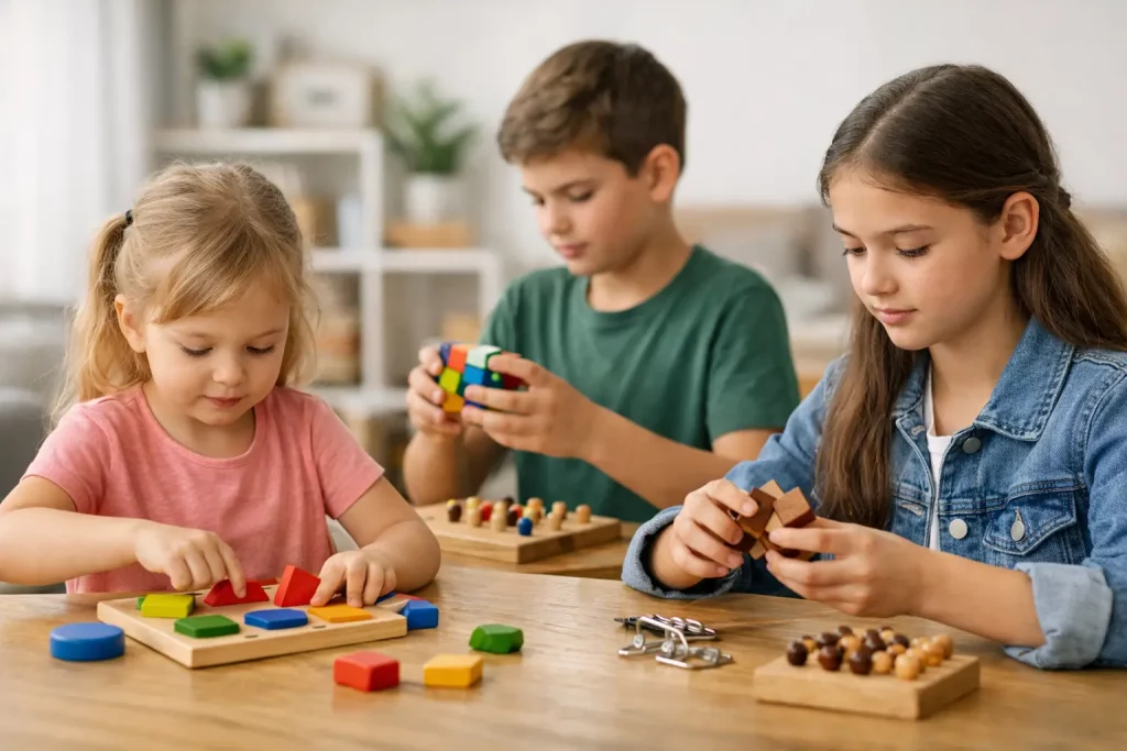 Kinder Knobelspiele nach Alter wählen