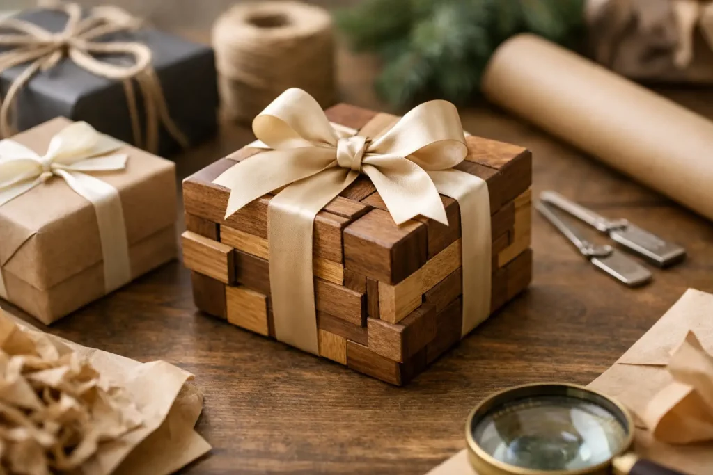 Trickkisten als Geschenkverpackung nutzen