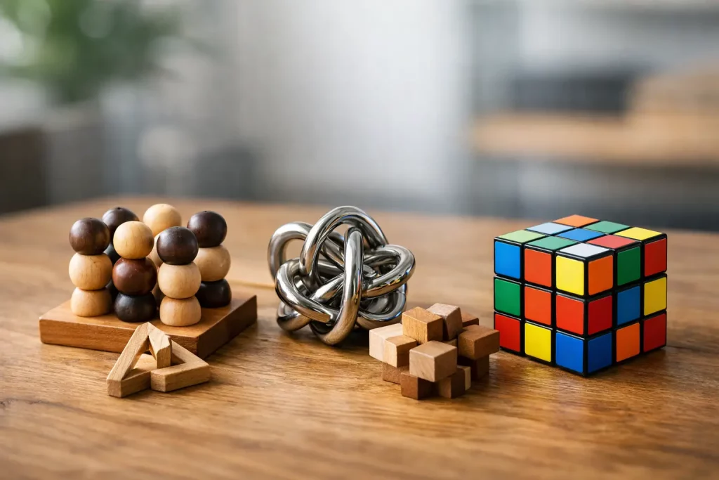 Leitfaden Geduldsspiele nach Schwierigkeit