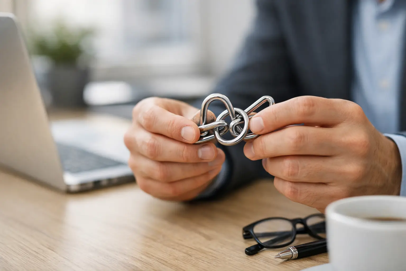 Metallpuzzle gegen Stress im Alltag?