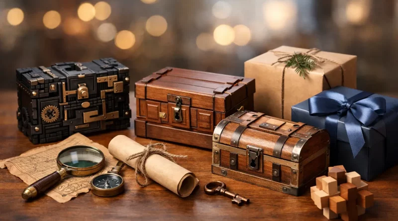Geschenkguide für Geheimfach-Rätselboxen