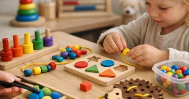 Kinderprodukte mit Feinmotorik-Fokus wählen