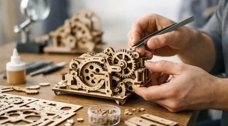 Mechanisches Modell richtig zusammenbauen