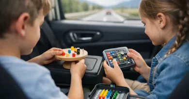 Geschicklichkeitsspiele für lange Autofahrten