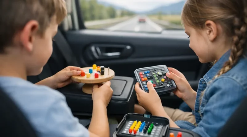 Geschicklichkeitsspiele für lange Autofahrten