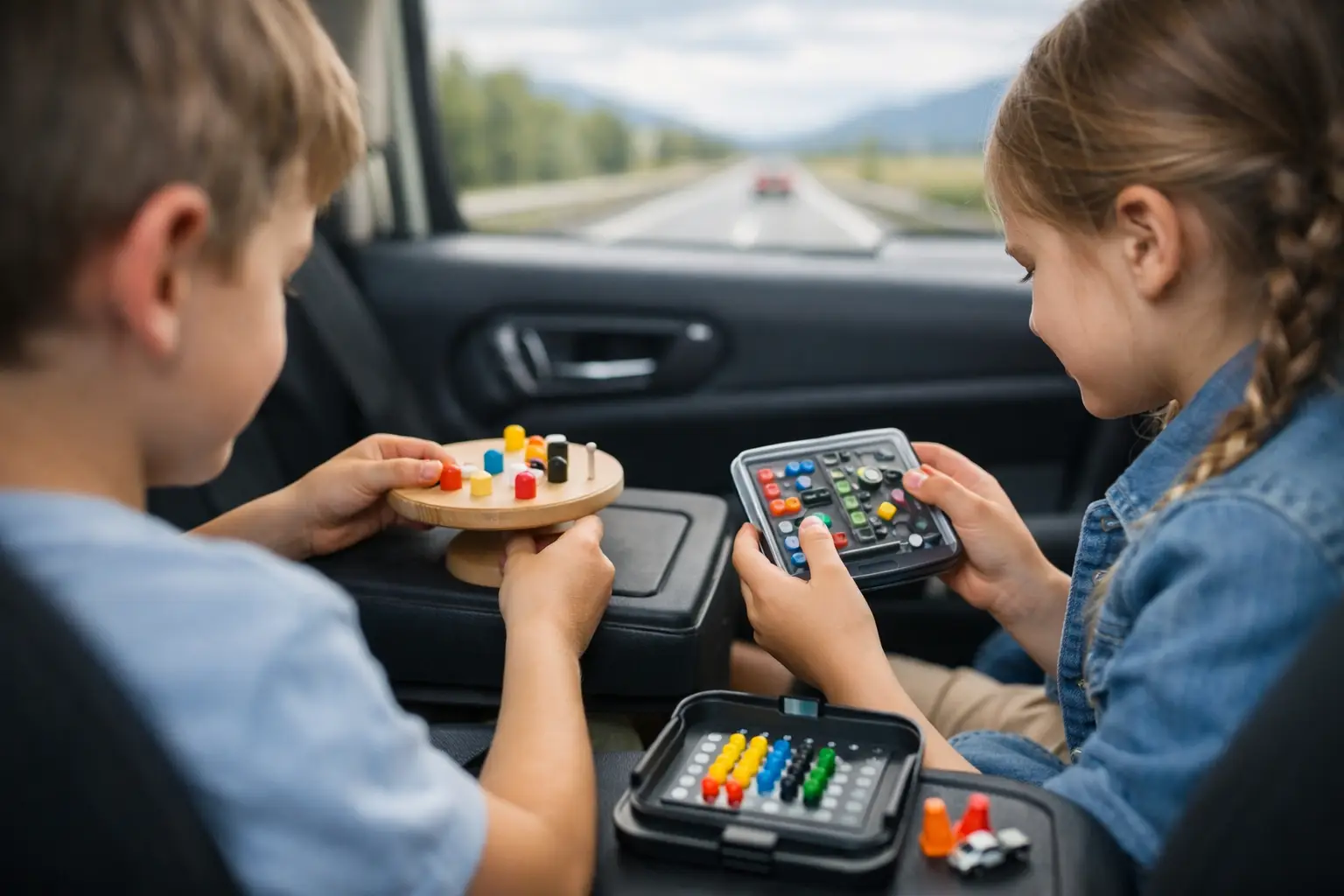 Geschicklichkeitsspiele für lange Autofahrten