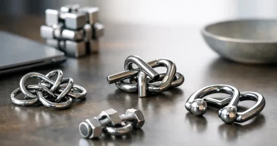 Metallpuzzles Test für Anspruch und Qualität