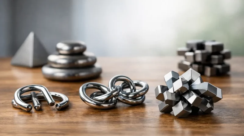 Wie schwer sind Metallpuzzle? Schwierigkeitsgrade