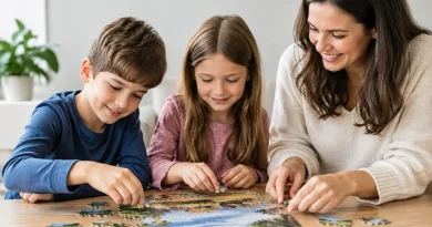 Orientierungshilfe für Puzzle nach Alter