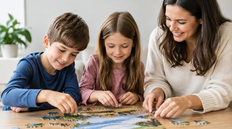 Orientierungshilfe für Puzzle nach Alter